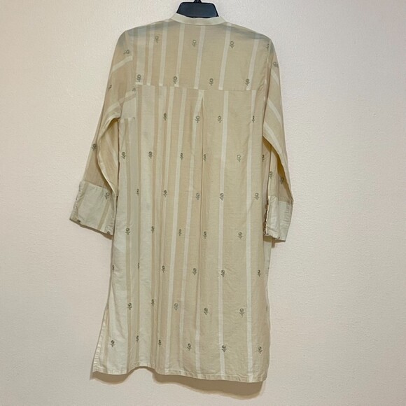 Khaadi Ivory with gold embroidery A line kurta for women Size 14 / Size Large - Picture 15 of 16